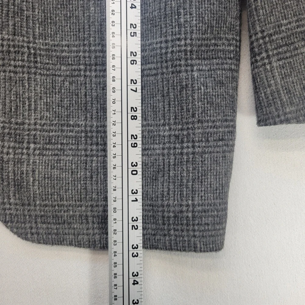 Nordstrom Sport Coat Mens Gray Glen Plaid 100% Camel Hair Blazer USA Made